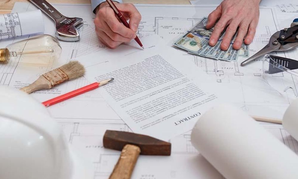 Alta land survey documents reviewed during construction loan closing process